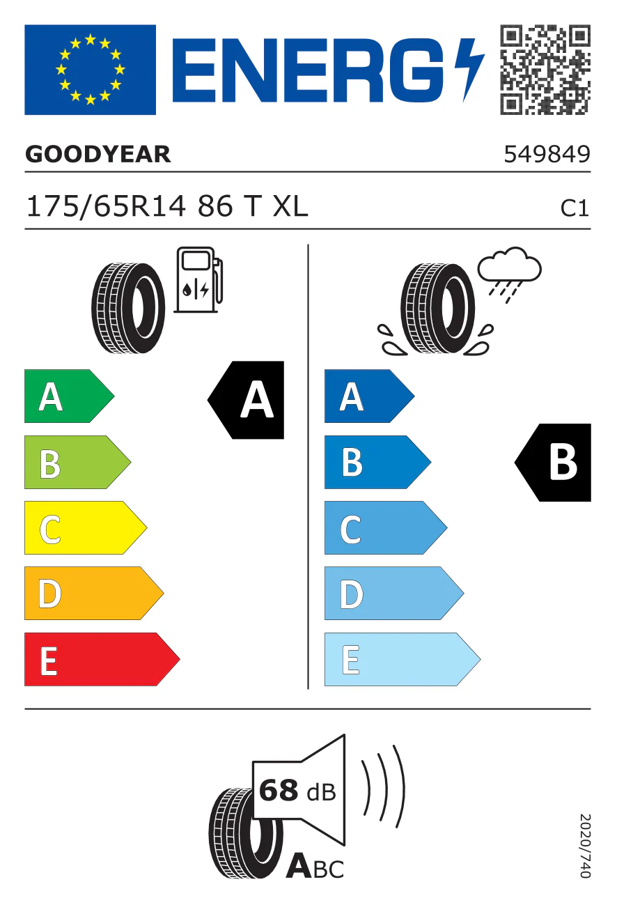 175/65R14 GOODYEAR EFFICIENTGRIP PERFORMANCE 82T - Image 2