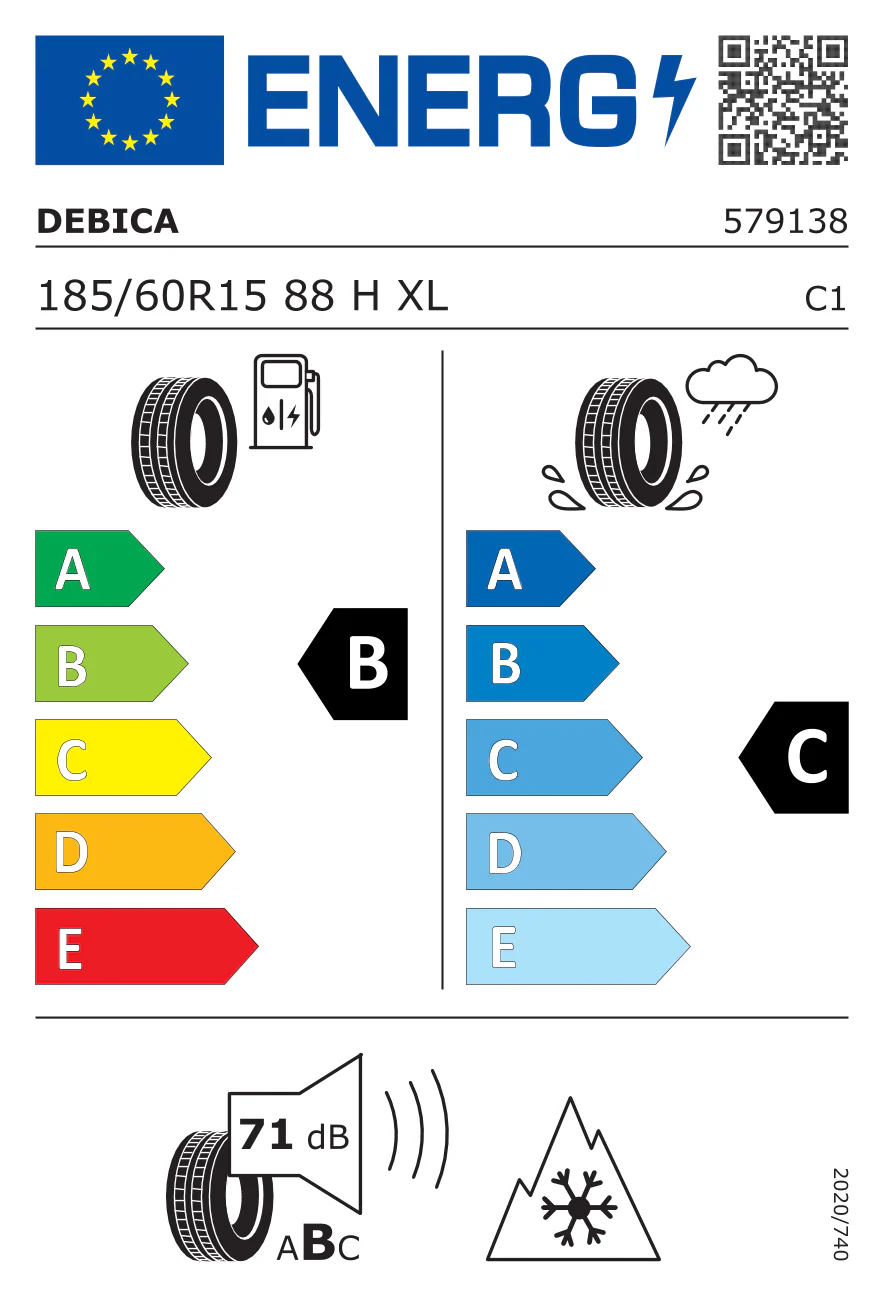 185/60R15 DEBICA NAVIGATOR 3 88H - Image 2