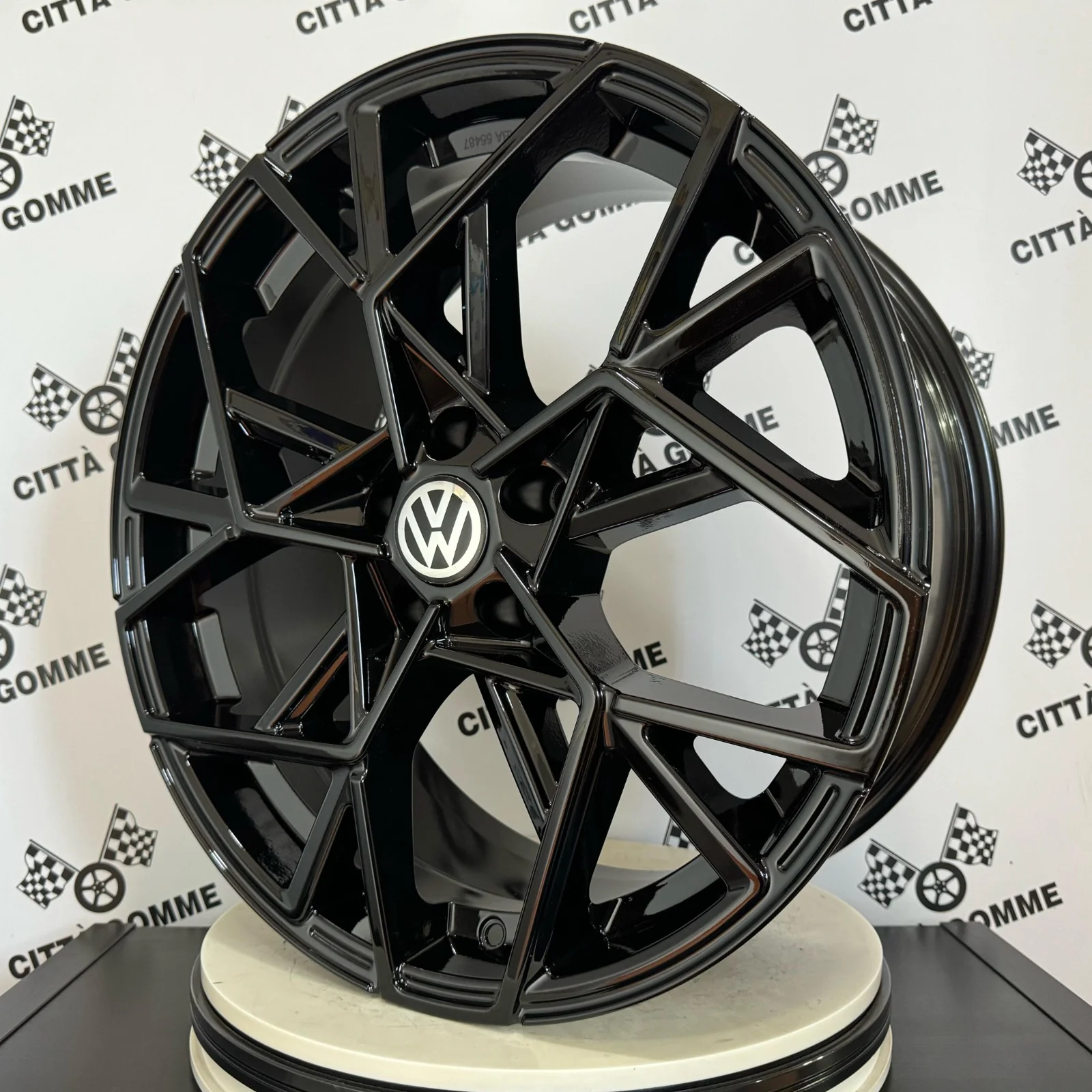 4 Cerchi in lega Cartesio per Volkswagen GOLF 5 6 7 8 TIGUAN T-ROC Caddy ID3 - Image 4