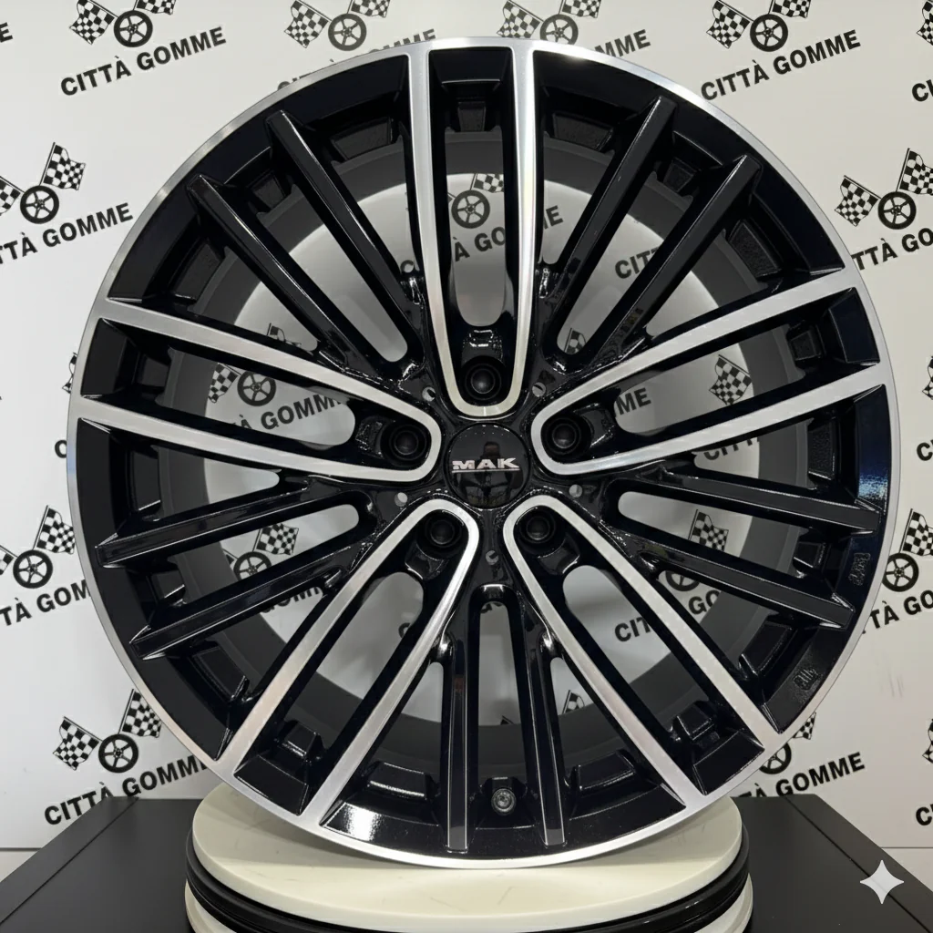 4 Cerchi in lega CHELSEA per VOLKSWAGEN GOLF 5 6 7 8 TIGUAN T-ROC PASSAT TOURAN TYRON - Image 3