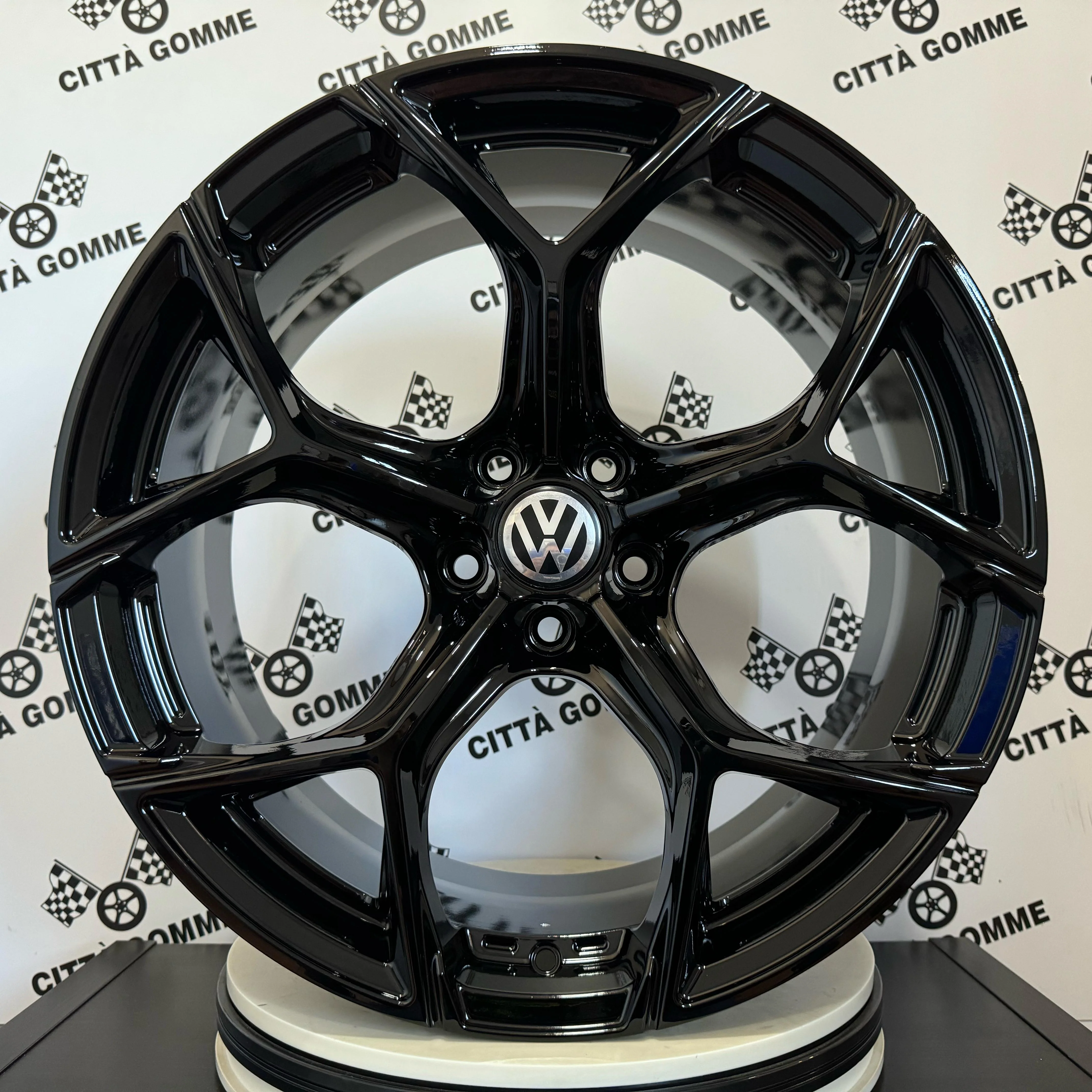 4 Cerchi in lega FANCY per VOLKSWAGEN GOLF 5 6 7 TIGUAN T-ROC ID4 ID5 TOUAREG - Image 3