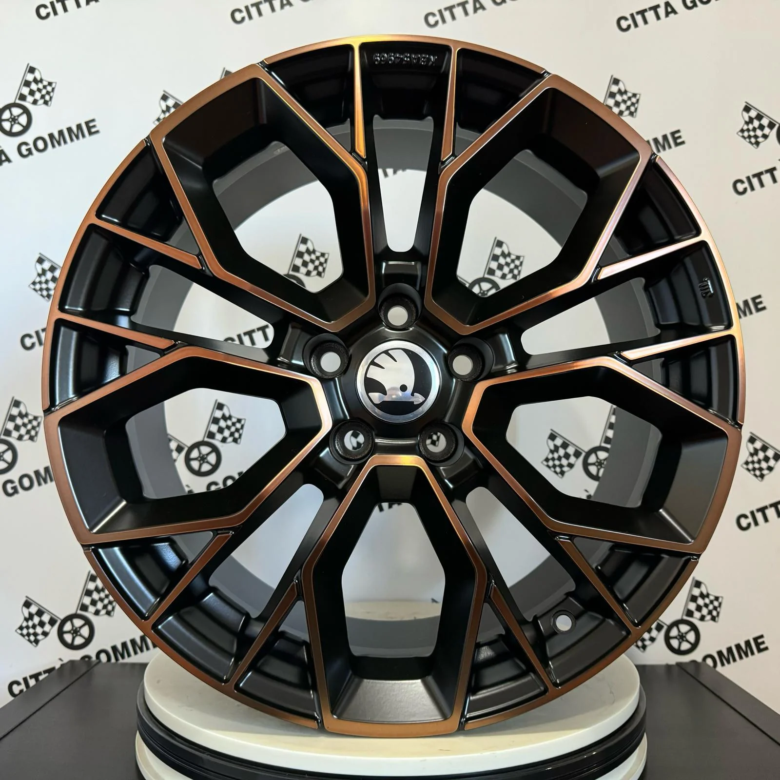 4 Cerchi in lega STILO per SKODA YETI SUPERB OCTAVIA KODIAQ KAROQ - Image 3