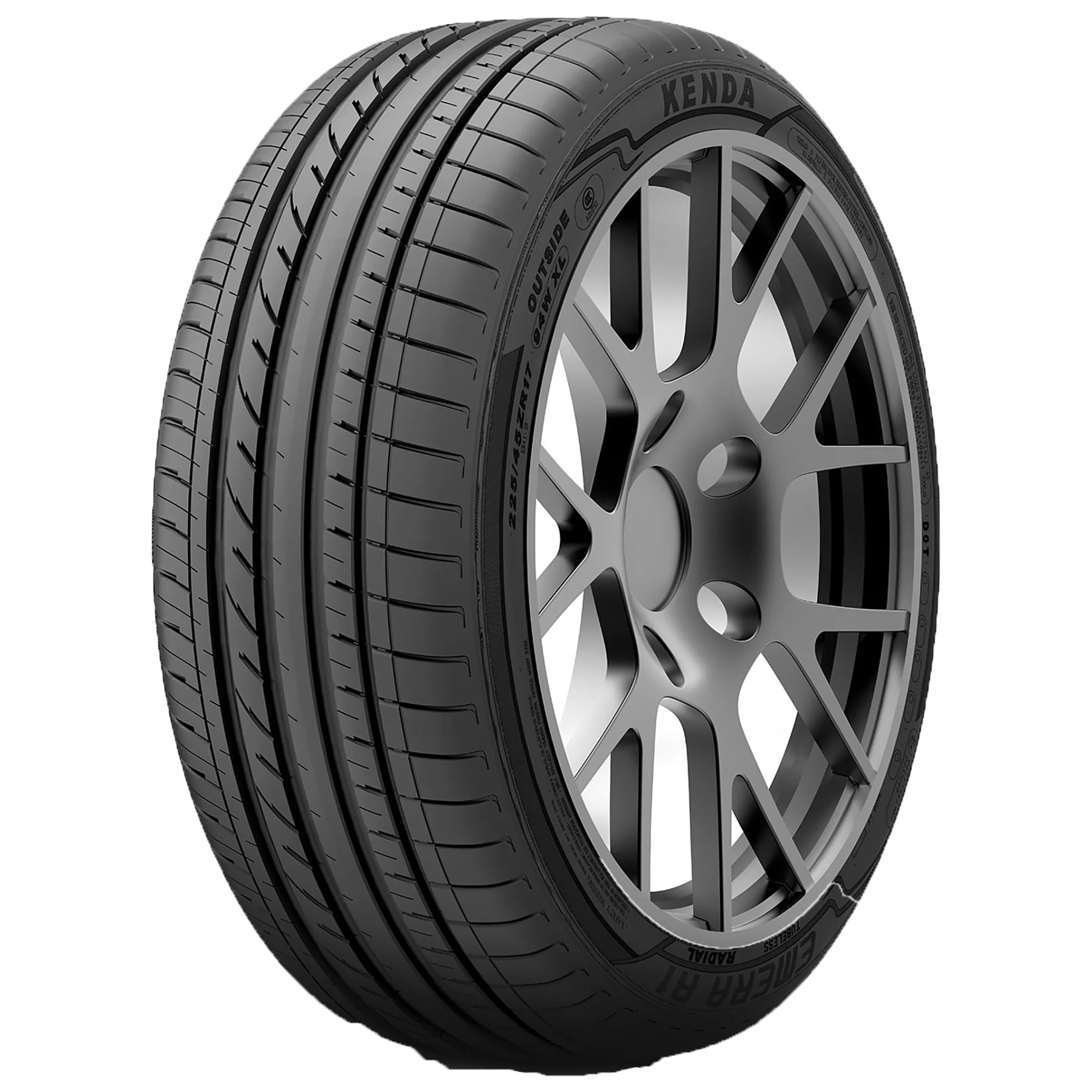 KIT 4 Cerchi in Lega SPECTER BLACK DIAMOND DA 19 DOPPIA MISURA con Pneumatici KENDA 225/40R19 E 255/35R19 Y + TPMS per SERIE 3 F31 - Image 2
