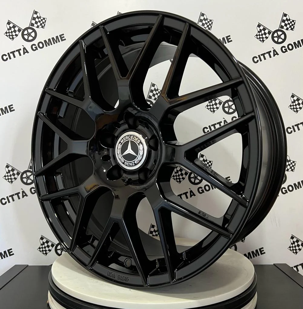 Set 4 Cerchi in lega ANCARIA per Mercedes Classe A B C E CLA GLA GLB VITO GLK GLE GLC - Image 2