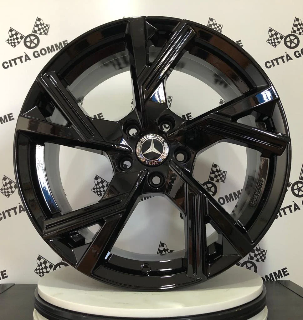 Set da 4 Cerchi in lega Angel per Mercedes Classe A B C E CLA GLA GLB VITO GLK GLE GLC - Image 2