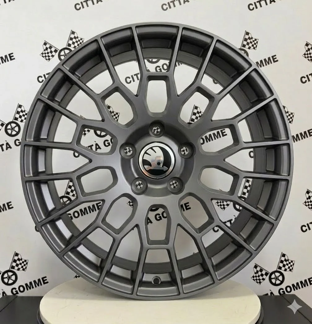 Set 4 Cerchi in lega APX per SKODA KAROQ KODIAQ OCTAVIA SUPERB YETI ENYAQ - Image 2