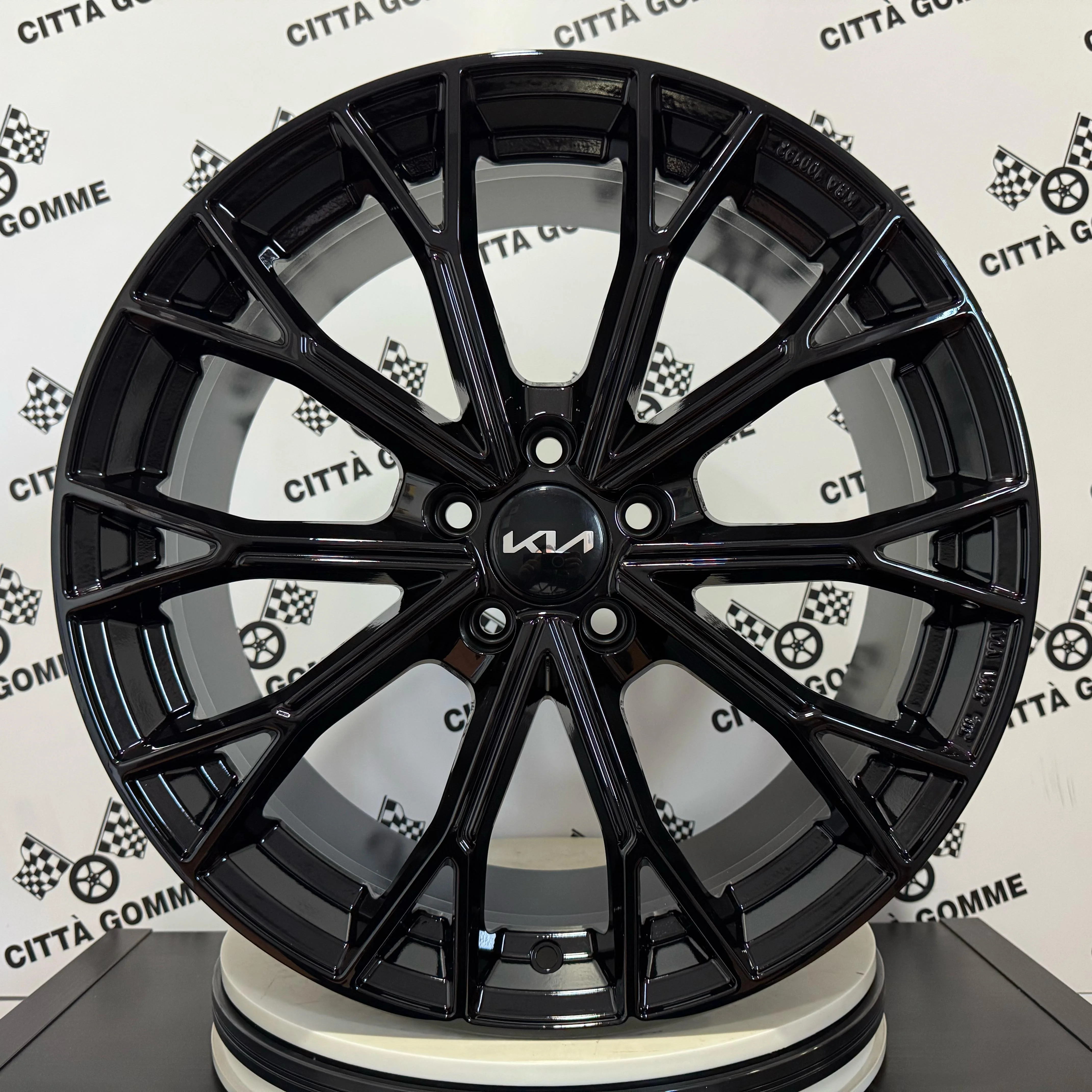 SET 4 Cerchi in lega ASPHALT per KIA CARENS CEED EV3 EV6 CERATO NIRO OPIRUS OPTIMA SORENTO SOUL SPORTAGE XCEED - Image 2