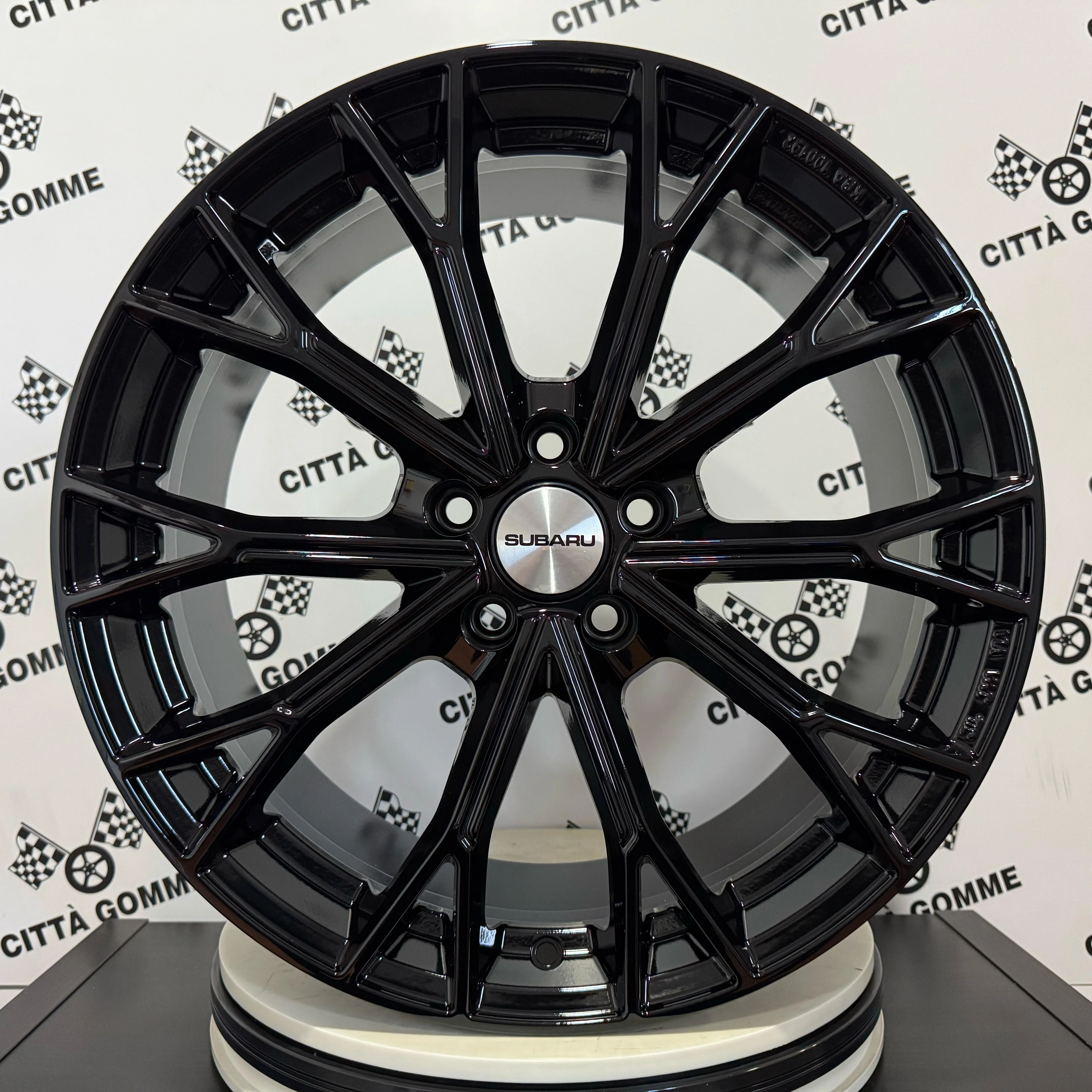 SET 4 Cerchi in lega ASPHALT per SUBARU B9 TRIBECA CROSSTREK FORESTER IMPREZA OUTBACK LEGACY LEVORG STI WRX SOLTERRA - Image 2