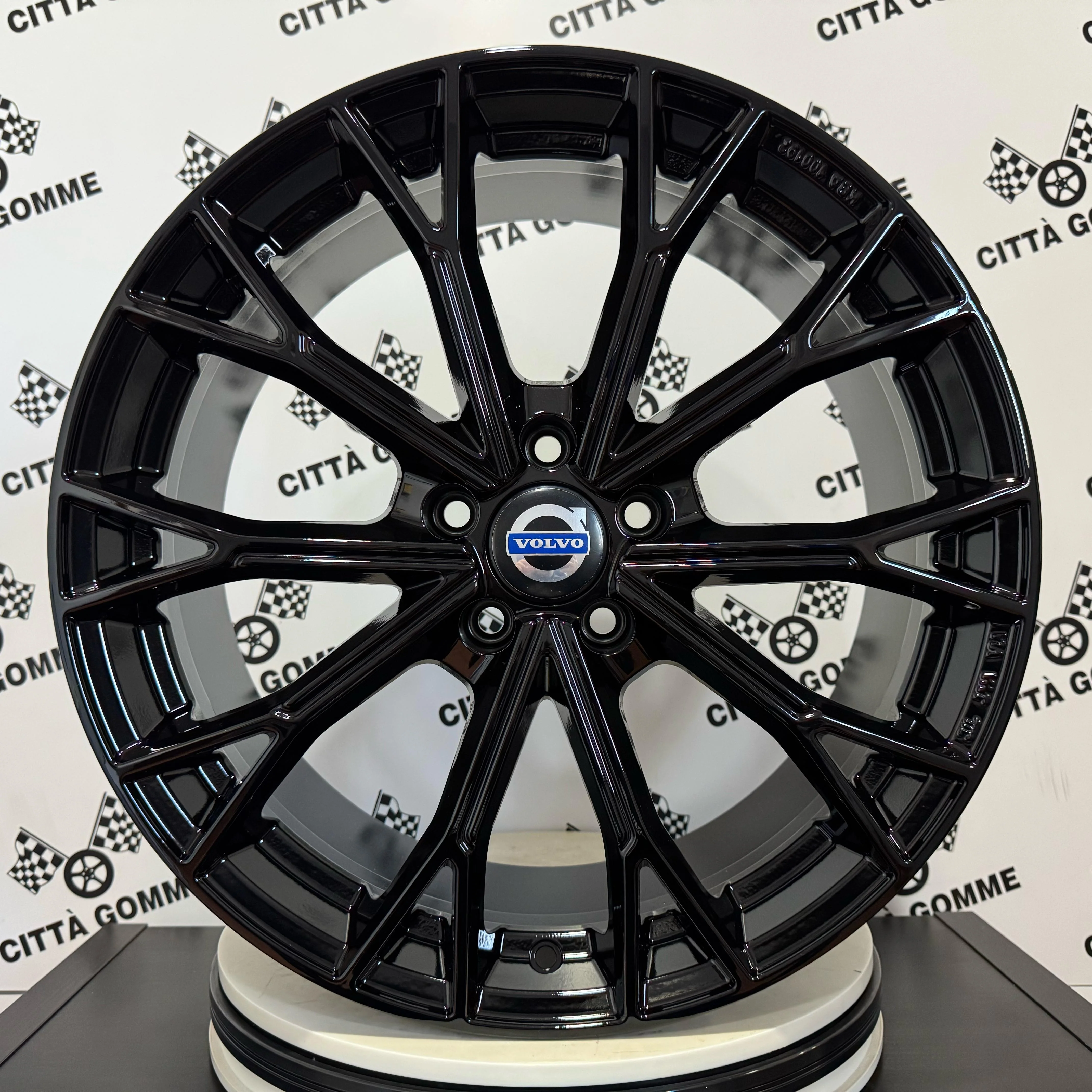 SET 4 Cerchi in lega ASPHALT per VOLVO C30 C40 C70 EC40 EX30 EX40 S40 S60 S80 S90 V40 V50 V60 V70 V90 XC40 XC60 XC70 XC90 - Image 2
