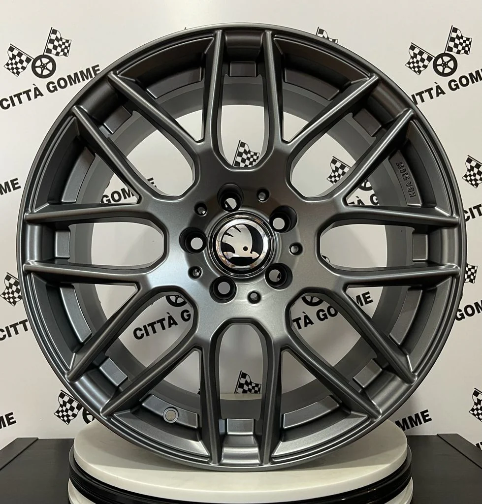 Set 4 Cerchi in lega Berghem per Skoda Karoq Kodiaq Octavia Superb Yeti Enyaq - Image 3
