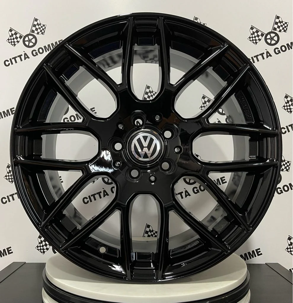 Set 4 Cerchi in lega Berghem per Volkswagen Golf 5 6 7 8 T-Roc Tiguan Eos Touran Caddy Jetta Beetle Sharan ID3 ID4 ID6 - Image 2