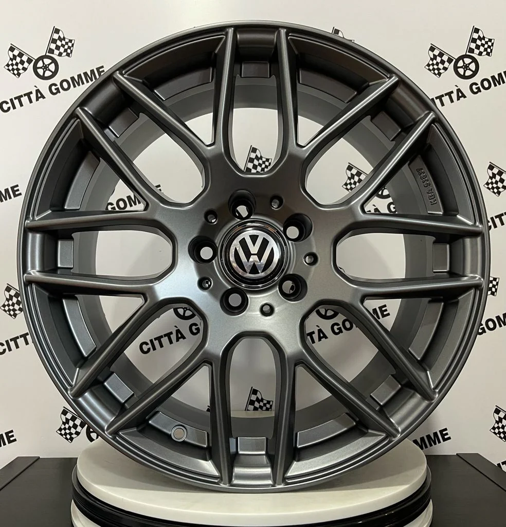 Set 4 Cerchi in lega Berghem per Volkswagen Golf 5 6 7 8 T-Roc Tiguan Eos Touran Caddy Jetta Beetle Sharan ID3 ID4 ID6 - Image 3