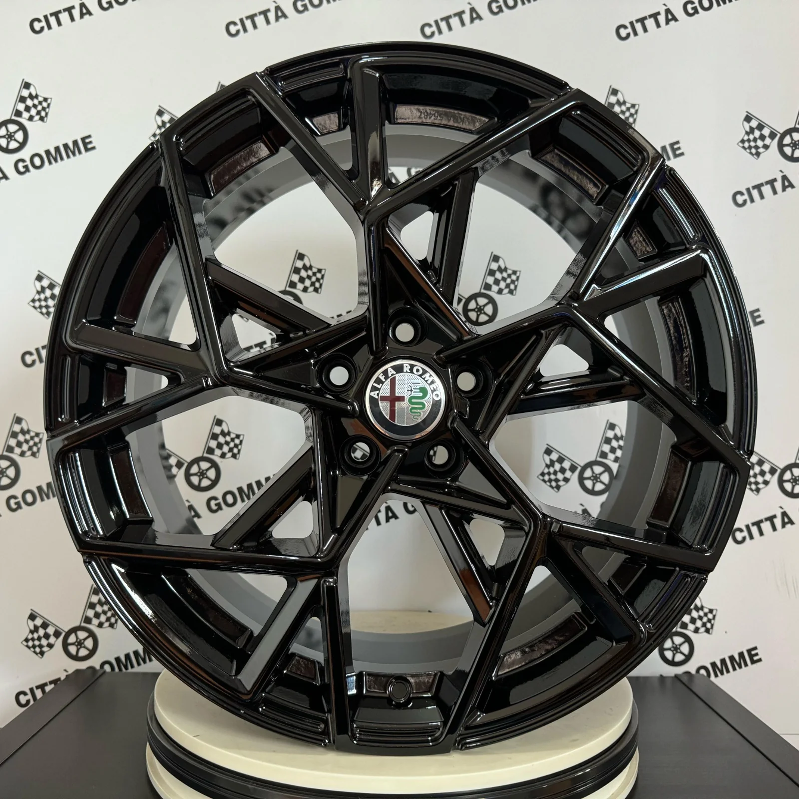 Set 4 Cerchi in lega Cartesio per Alfa Giulia Stelvio Giulietta Tonale 159 Brera - Image 5
