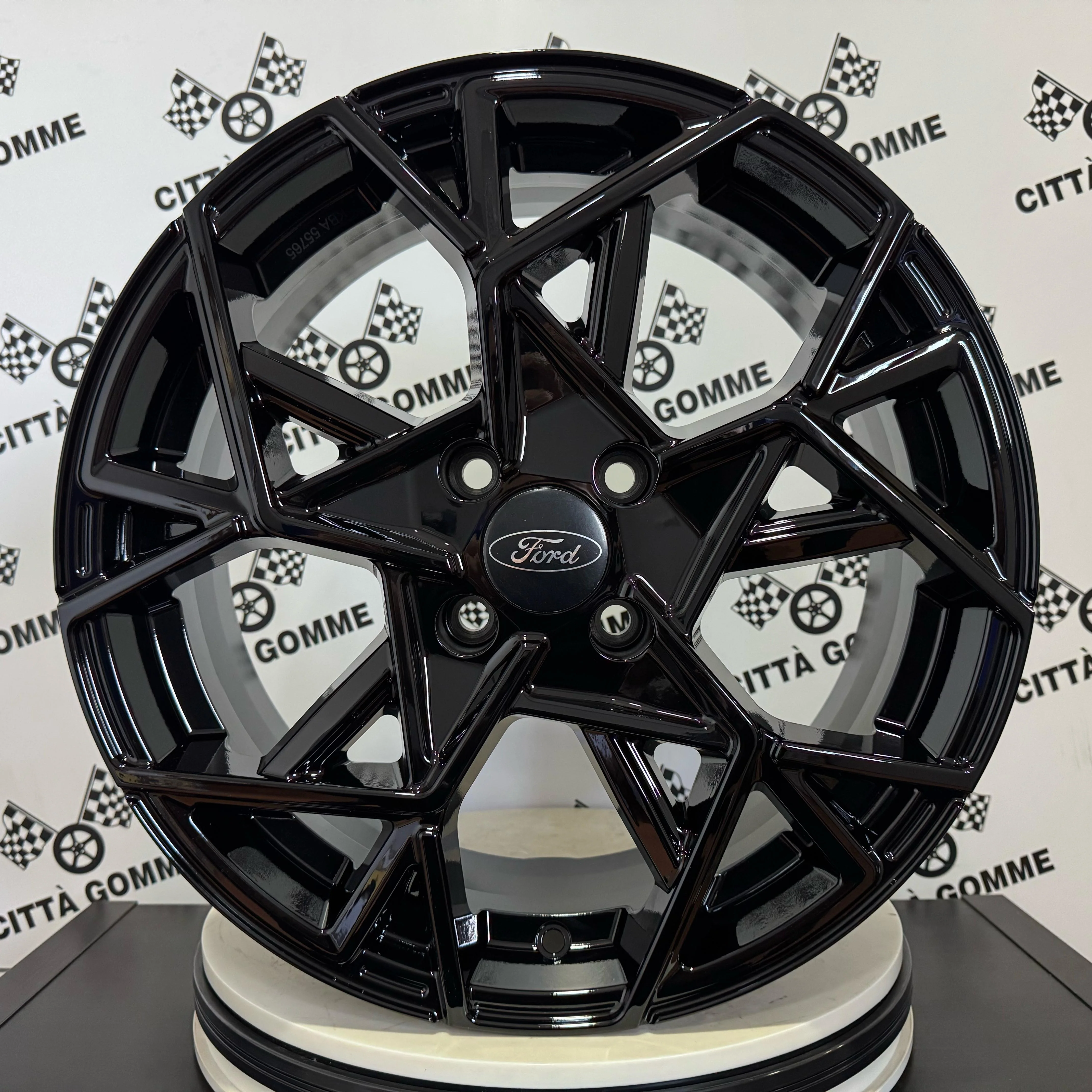 Set 4 Cerchi in lega Cartesio per Ford B-Max Ka Ecosport Fiesta Focus Cougar - Image 7