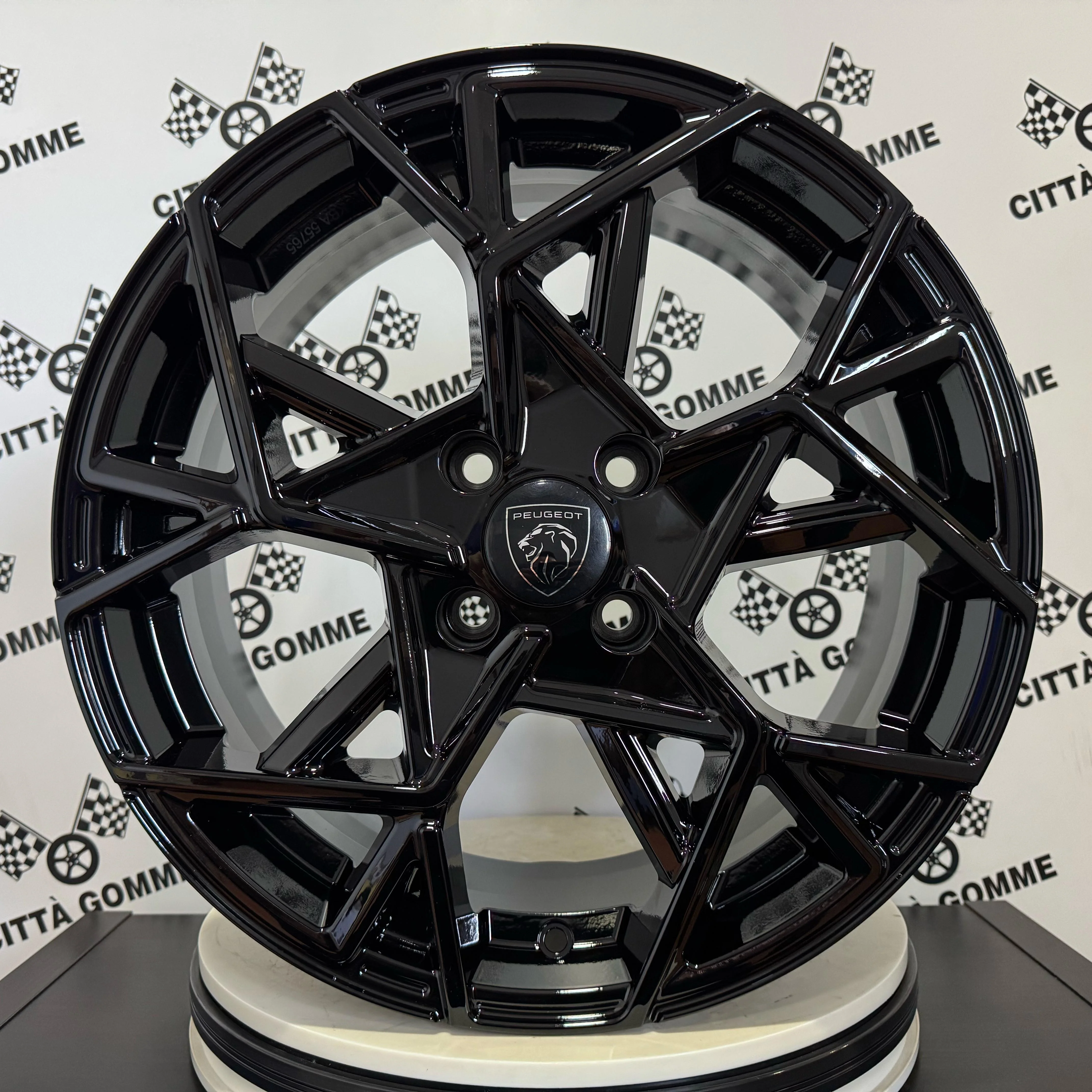 Set 4 Cerchi in lega Cartesio per Peugeot 2008 208 307 207 308 3008 5008 - Image 7