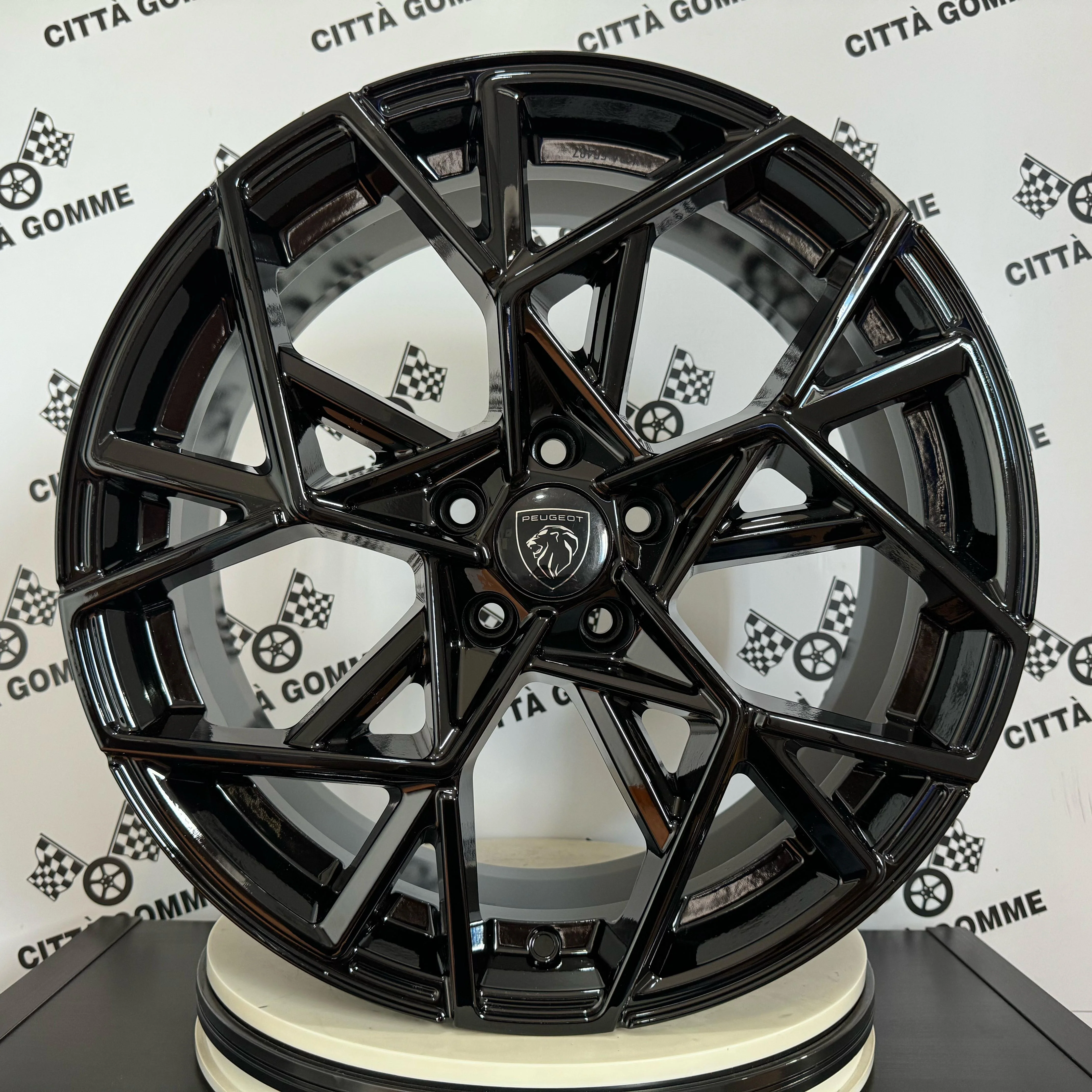Set 4 Cerchi in lega Cartesio per PEUGEOT 308 407 408 508 607 3008 5008 Partner Rifter - Image 3