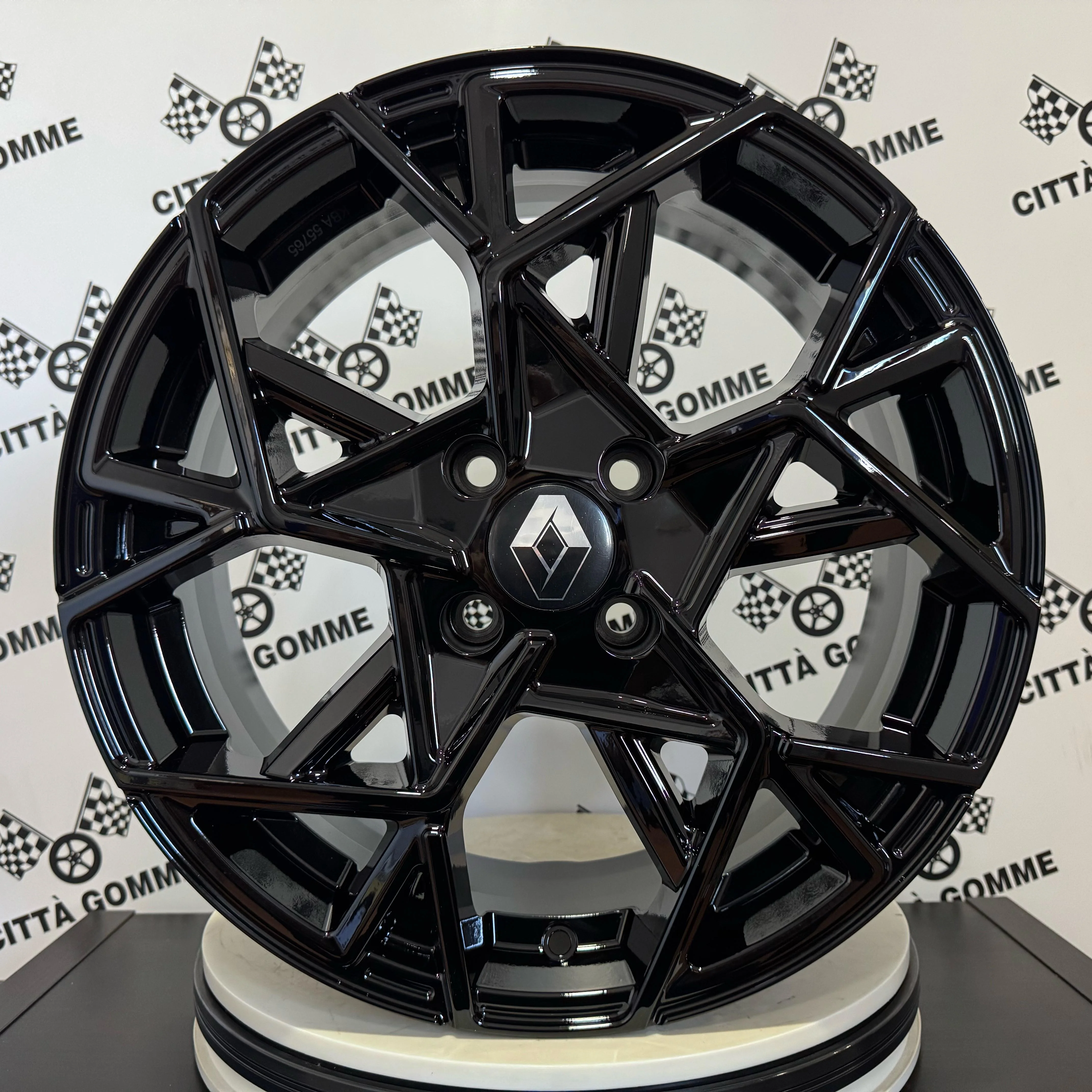 Set 4 Cerchi in lega Cartesio per Renault Clio Captur Modus Megane Twingo Zoe Wind - Image 7