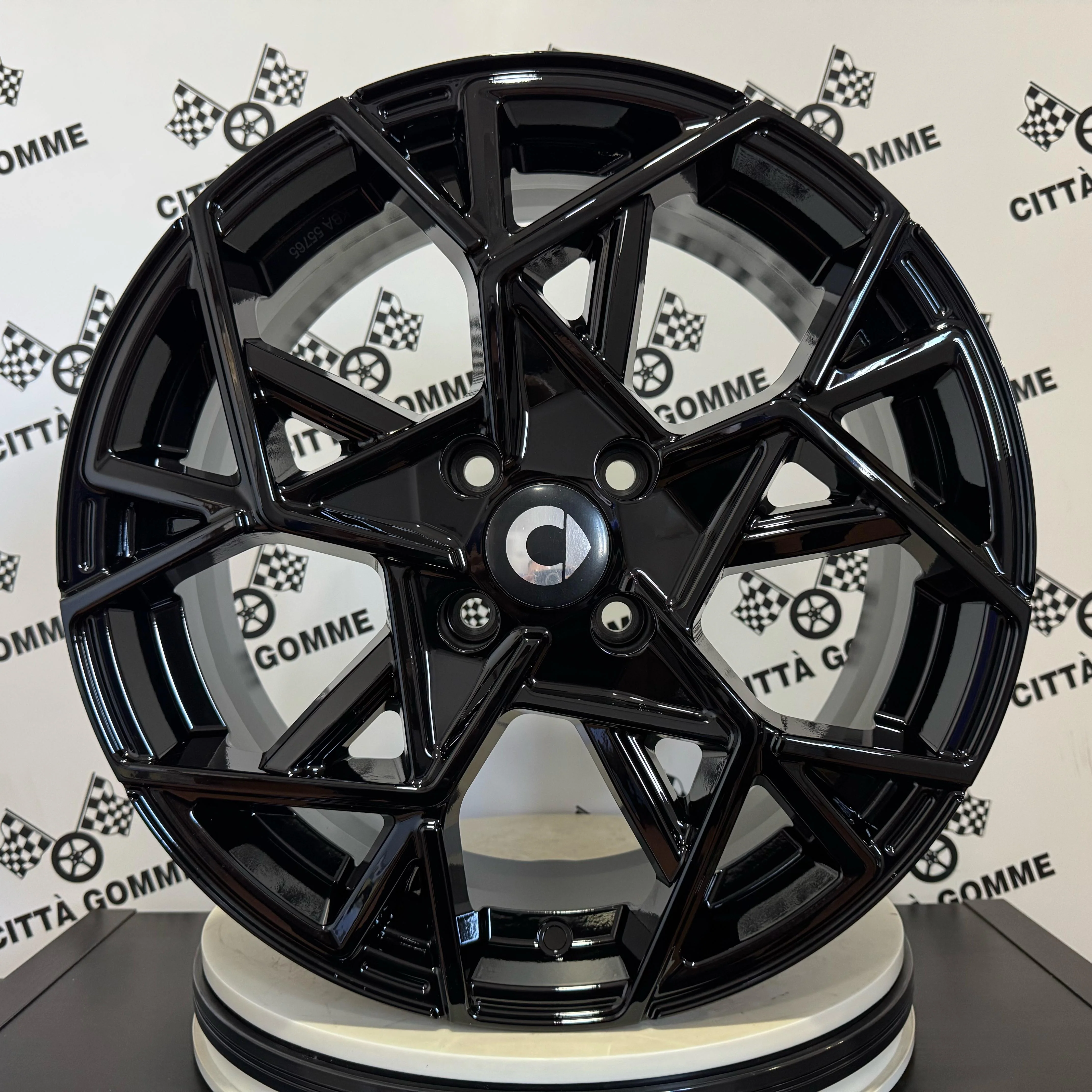 Set 4 Cerchi in lega Cartesio per Smart Forfour Fortwo Cabrio Brabus dal 2014> - Image 7