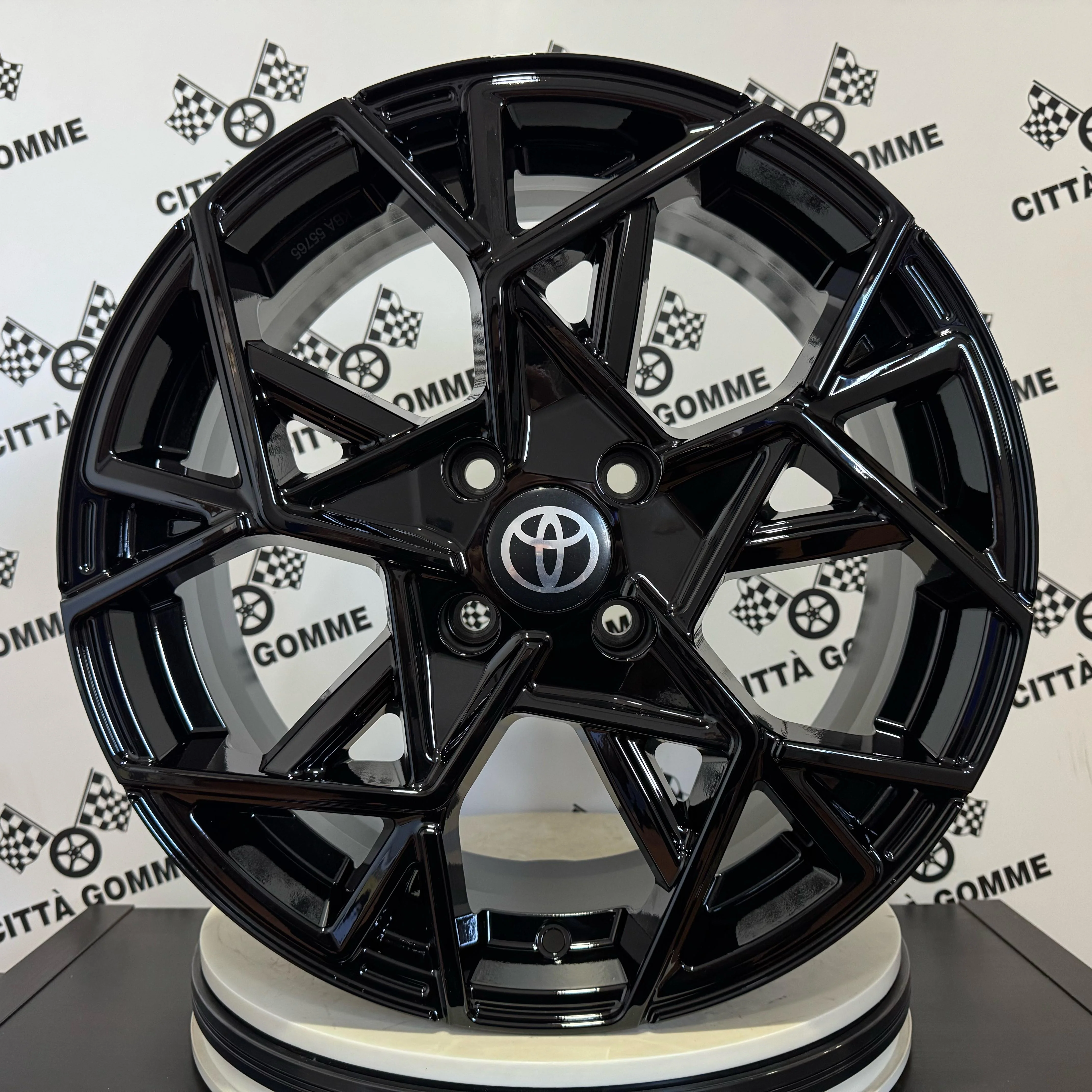 Set 4 Cerchi in lega Cartesio per Toyota Yaris Verso Aygo Corolla IQ - Image 7