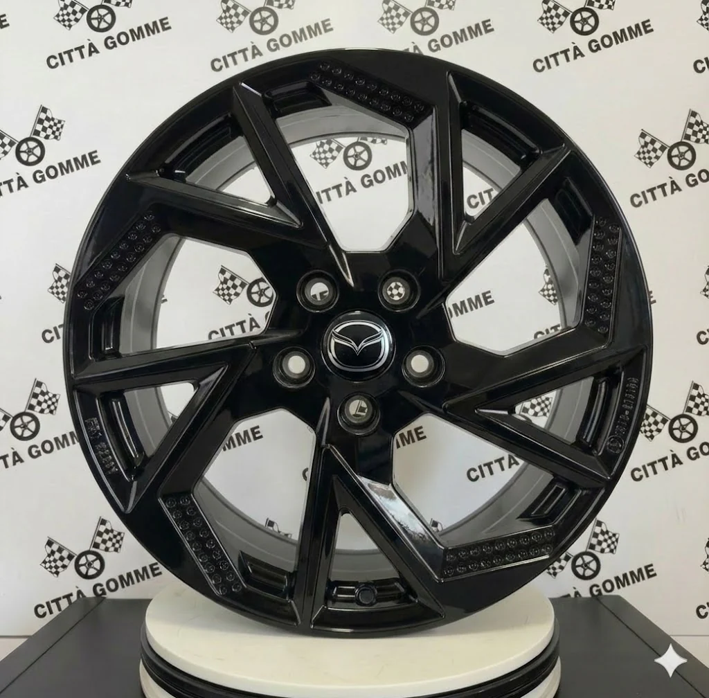 Set 4 Cerchi in lega DEZENT AP per MAZDA 3 5 6 CX-3 CX-30 MX-5 PREMACY - Image 3