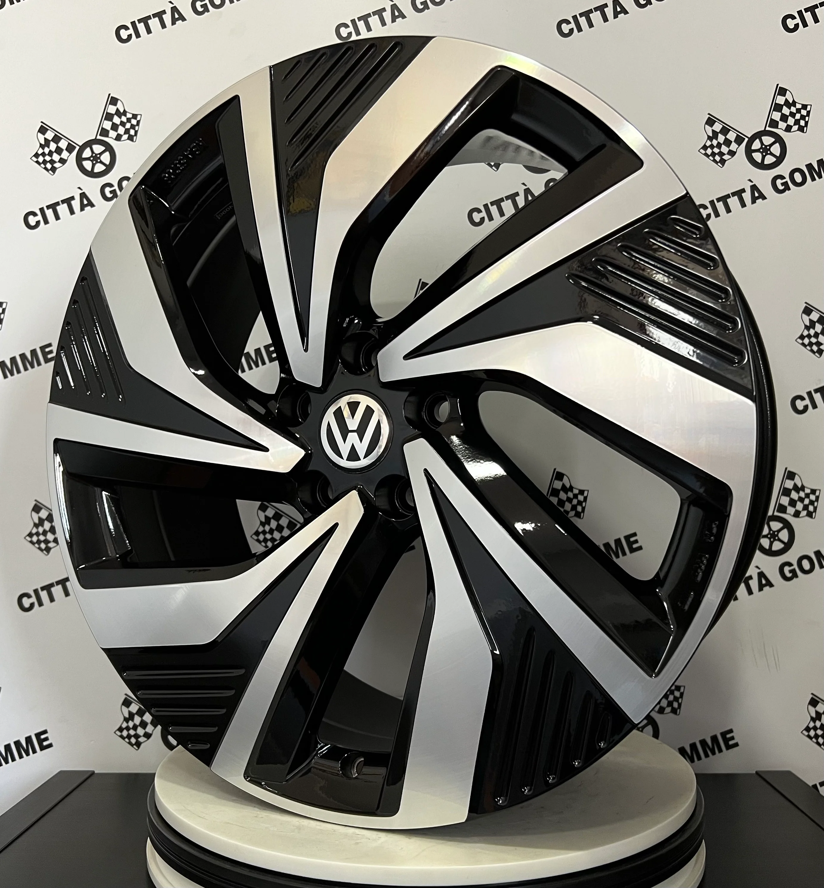 Set 4 Cerchi in lega Electra per Volkswagen Golf 5 6 7 8 T-Roc Tiguan Eos Touran Caddy Jetta Beetle Sharan ID3 ID4 ID6 - Image 2