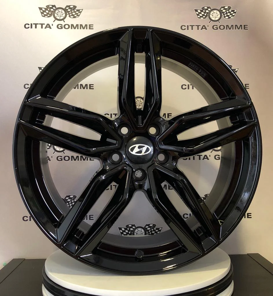 Set 4 Cerchi in lega Fasten per Hyundai iX20 iX35 i30 i40 Kona Ioniq Tucson Nexo Santa Fe Trajet Sonata - Image 3