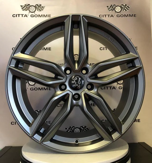 Set 4 Cerchi in lega Fasten per Peugeot 3008 308 407 5008 508 607 GT Line - Image 2