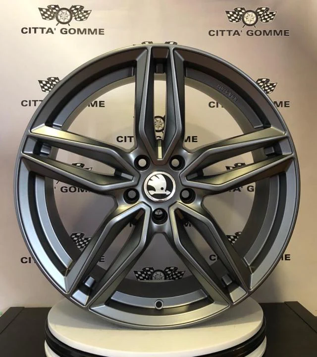 Set 4 Cerchi in lega Fasten per Skoda Karoq Kodiaq Octavia Superb Yeti Enyaq - Image 2