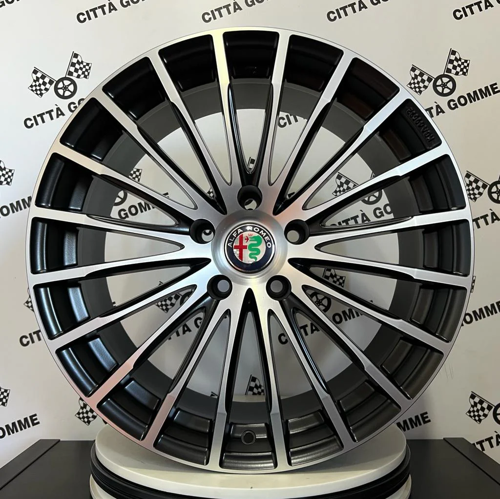Set da 4 Cerchi in lega Fatale per Alfa Romeo Giulietta Giulia Brera 159 Stelvio - Image 2