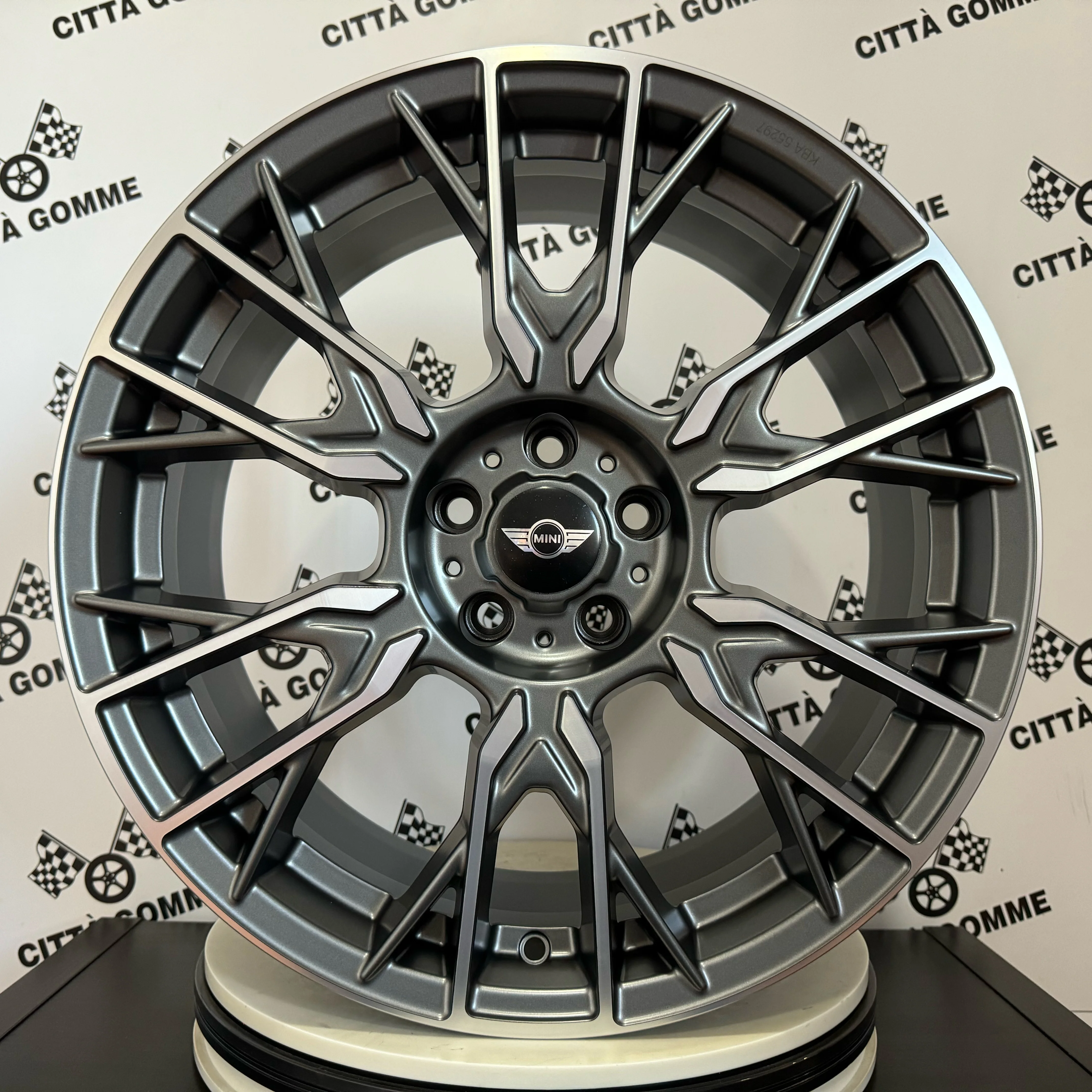 Set 4 Cerchi in lega Fender per Mini Countryman dal 2017 Clubman Cooper One dal 2014 - Image 6
