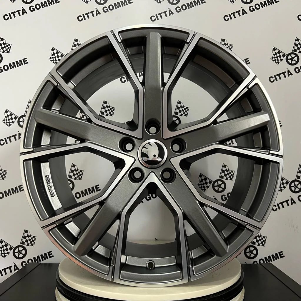 Set 4 Cerchi in lega Gunner per Skoda Karoq Kodiaq Octavia Superb Yeti Enyaq - Image 5