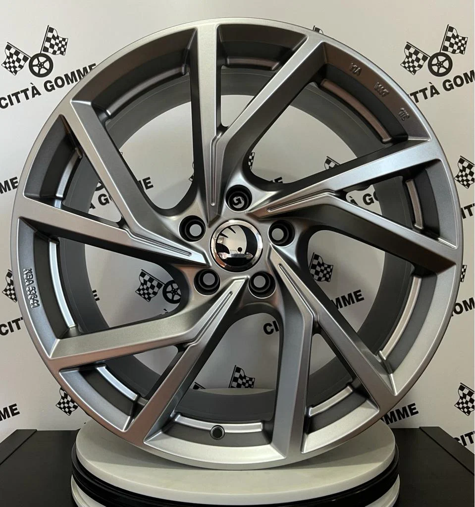 Set 4 Cerchi in lega Kassel per Skoda Karoq Kodiaq Octavia Superb Yeti Enyaq - Image 3
