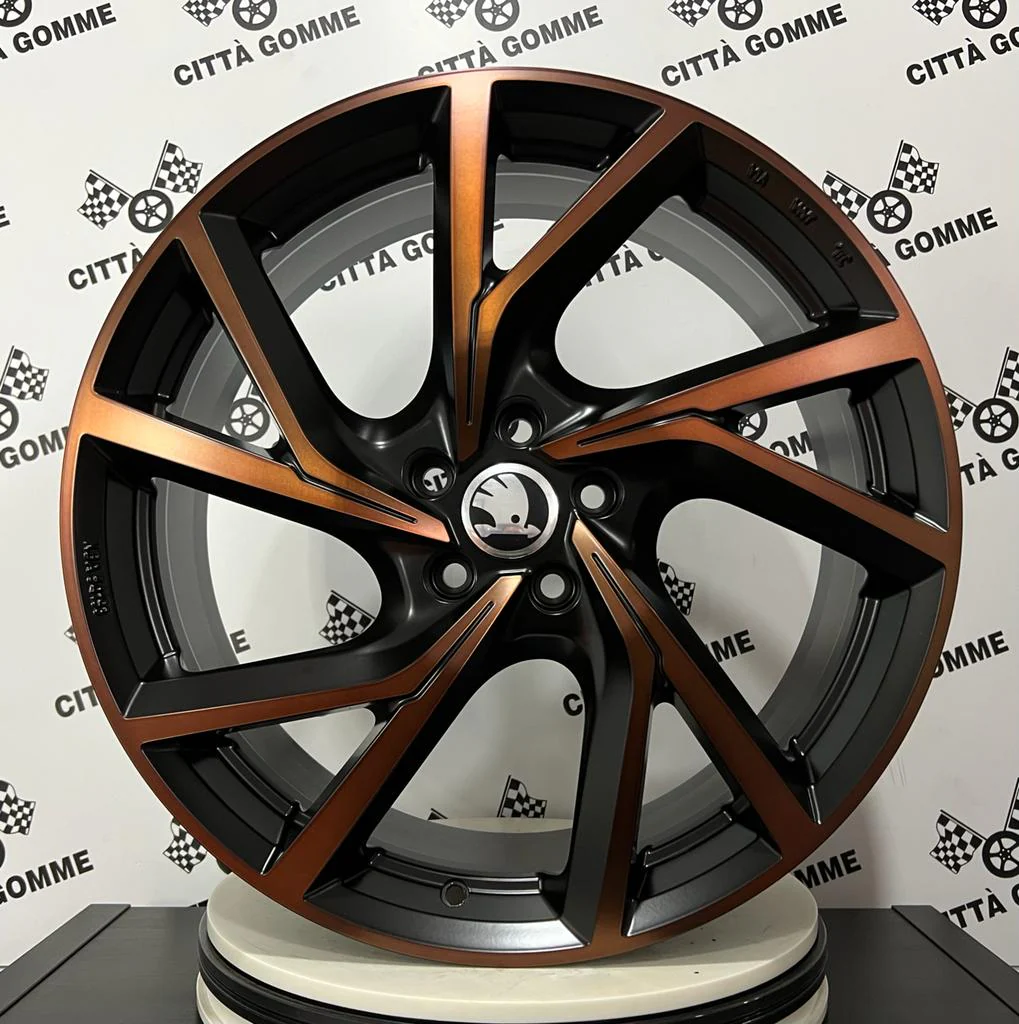 Set 4 Cerchi in lega Kassel per Skoda Karoq Kodiaq Octavia Superb Yeti Enyaq - Image 5