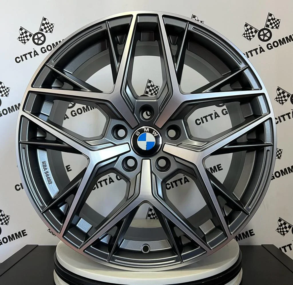 Set 4 Cerchi in lega Lunica per BMW i4 Serie 2 3 4 5 7 8 X3 X4 Z4 2017 > in DOPPIA MISURA - Image 2