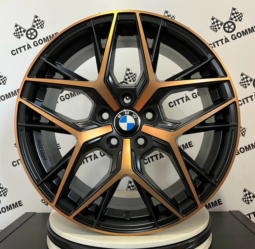 Set 4 Cerchi in lega Lunica per BMW i4 Serie 2 3 4 5 7 8 X3 X4 Z4 2017 > in DOPPIA MISURA - Image 4
