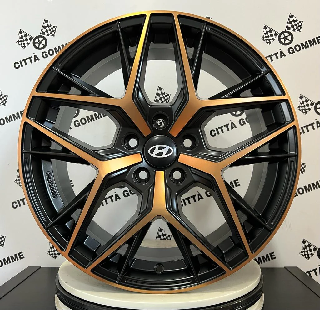 Set 4 Cerchi in lega Lunica per Hyundai iX20 iX35 i30 i40 Kona Ioniq Tucson Nexo Santa Fe Trajet Sonata - Image 4