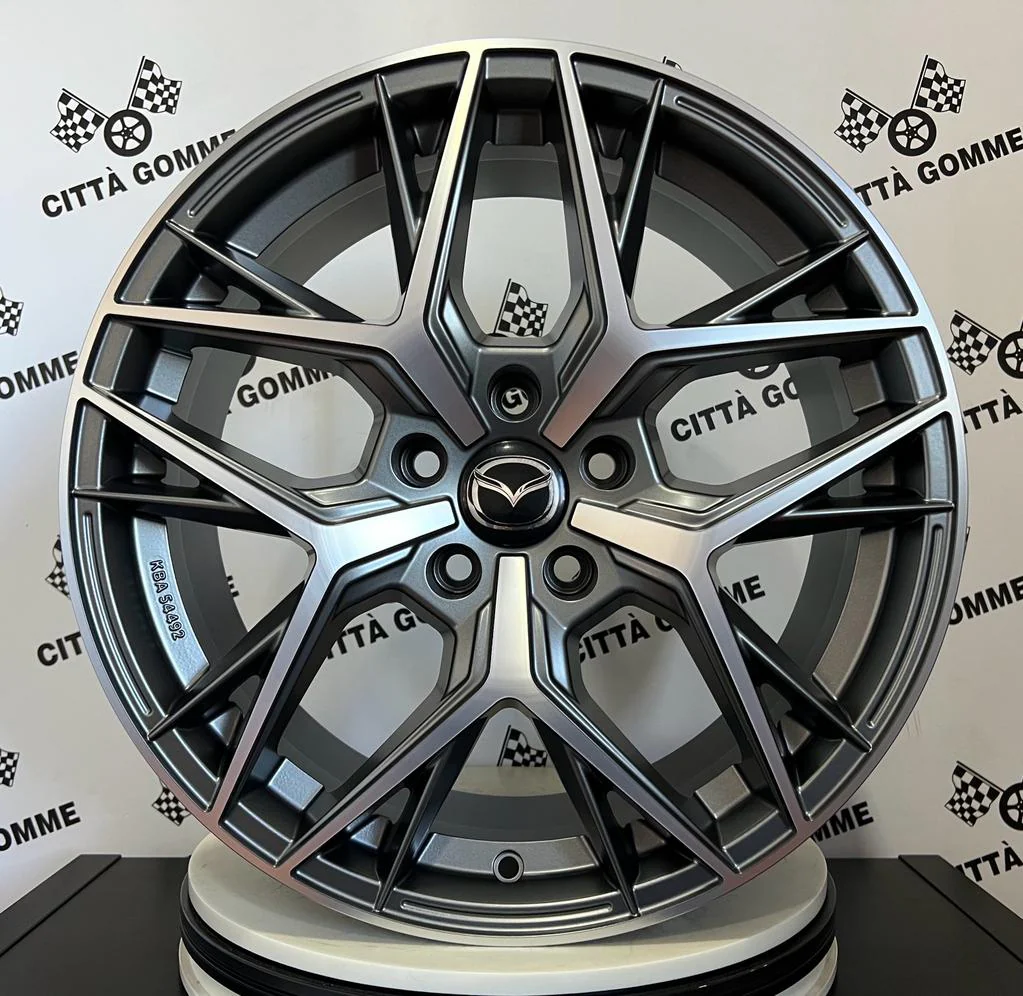 Set 4 Cerchi in lega Lunica per Mazda 3 4 5 6 Cx-3 Cx-5 Cx-7 Cx-30 Mx-5 3 Rx-8 - Image 2