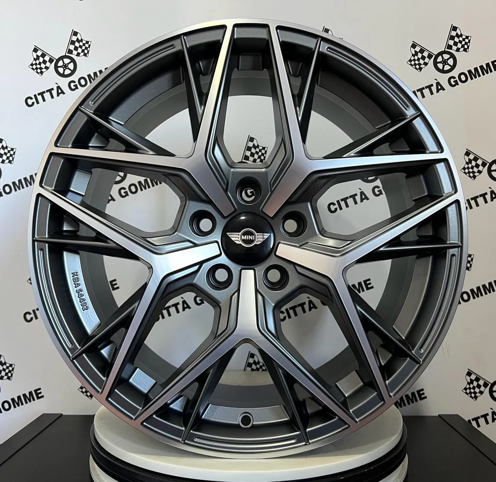Set 4 Cerchi in lega Lunica per Mini Countryman dal 2017 Clubman Cooper One dal 2014 - Image 2