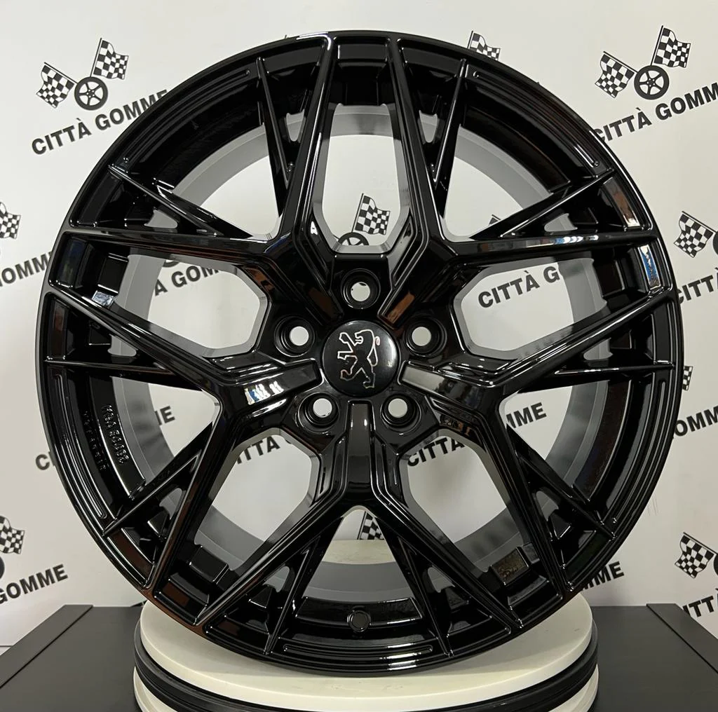 Set 4 Cerchi in lega Lunica per Peugeot 3008 308 407 5008 508 607 GT Line - Image 3