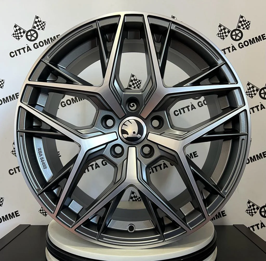 Set 4 Cerchi in lega Lunica per Skoda Karoq Kodiaq Octavia Superb Yeti Enyaq - Image 2