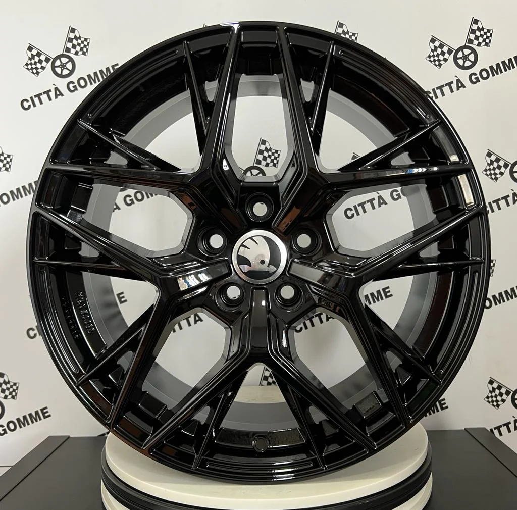 Set 4 Cerchi in lega Lunica per Skoda Karoq Kodiaq Octavia Superb Yeti Enyaq - Image 3