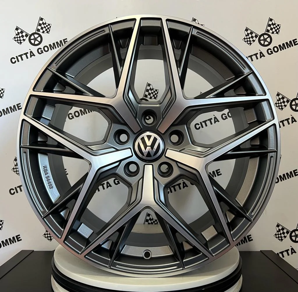 Set 4 Cerchi in lega Lunica per Volkswagen Polo T-Cross Fox New Beetle Vento Golf IV Taigo - Image 2