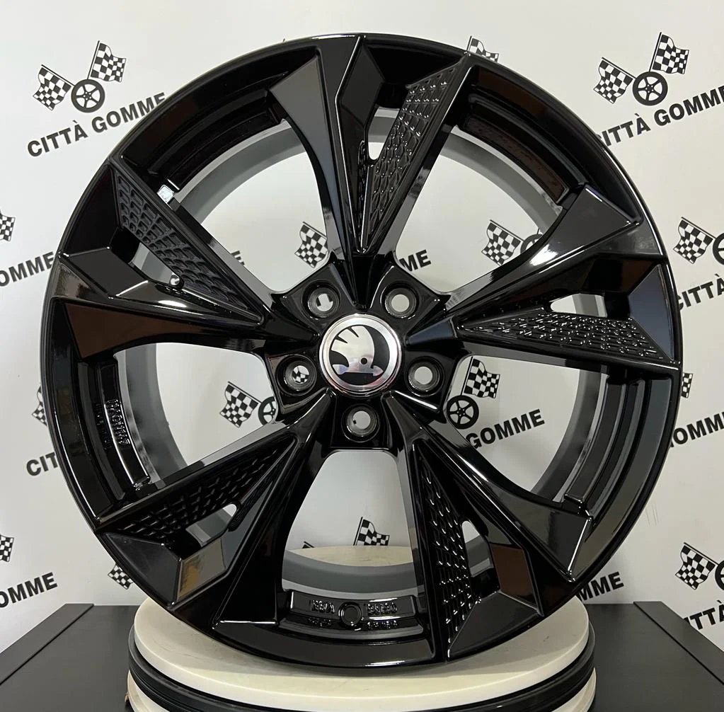 Set 4 Cerchi in lega Luster per Skoda Fabia Kamiq Scala Praktik Rapid Spaceback Roomster Scout - Image 3