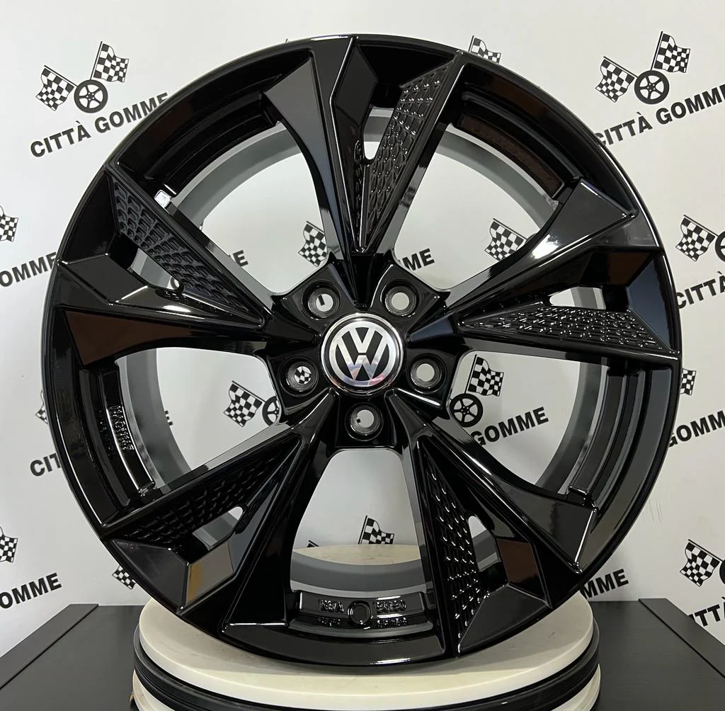 Set 4 Cerchi in lega Luster per Volkswagen Golf 5 6 7 8 T-Roc Tiguan Eos Touran Caddy Jetta Beetle Sharan ID3 ID4 ID6c Tiguan Eos Touran Caddy Jetta Beetle Sharan ID3 ID4 ID6 - Image 3