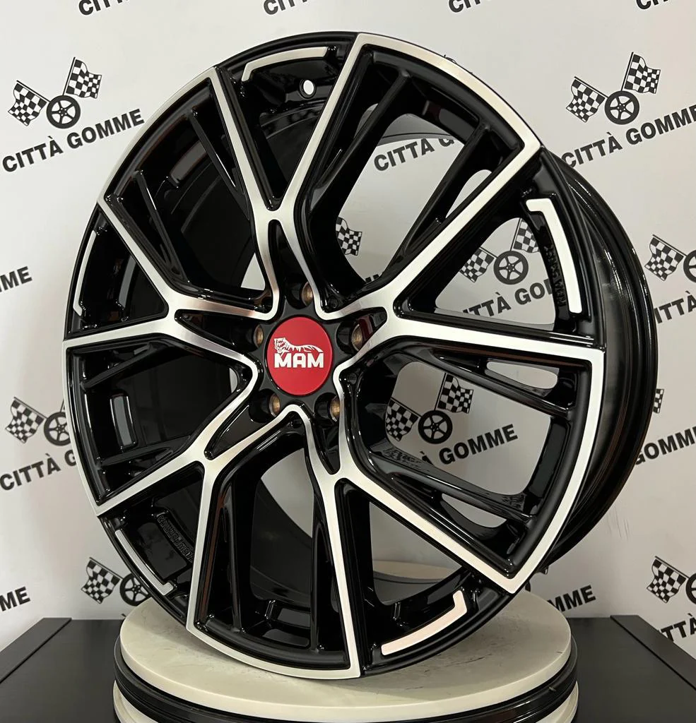 Set 4 Cerchi in lega MAM B4 per Mercedes Classe A B C E CLA GLA GLB VITO GLK GLE GLC - Image 2