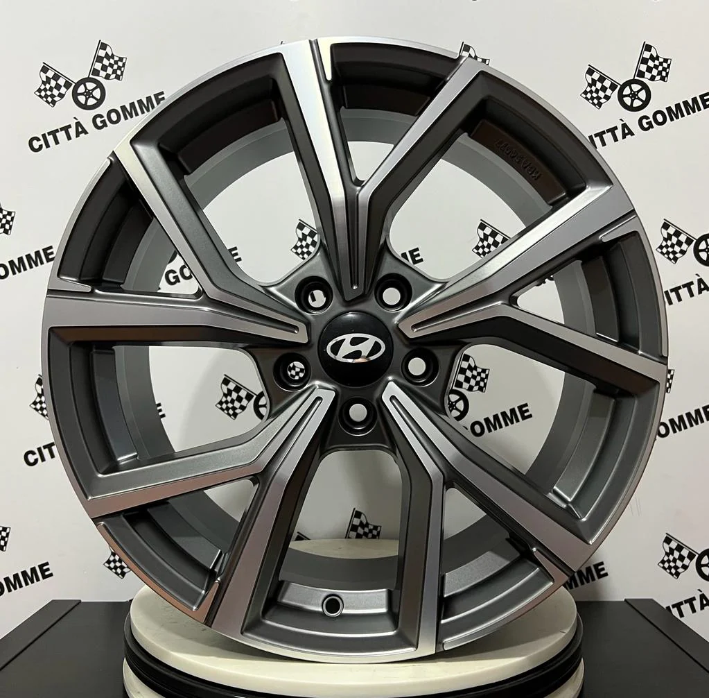 Set 4 Cerchi in lega Mentor per HYUNDAI IX20 IX35 I30 KONA IONIQ TUCSON XG - Image 3
