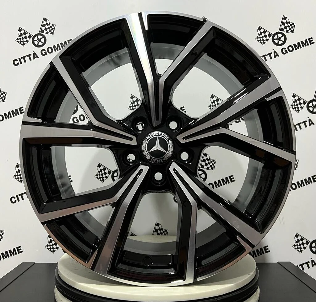 Set 4 Cerchi in lega Mentor per Mercedes classe A B C E CLA GLA EQA GLB