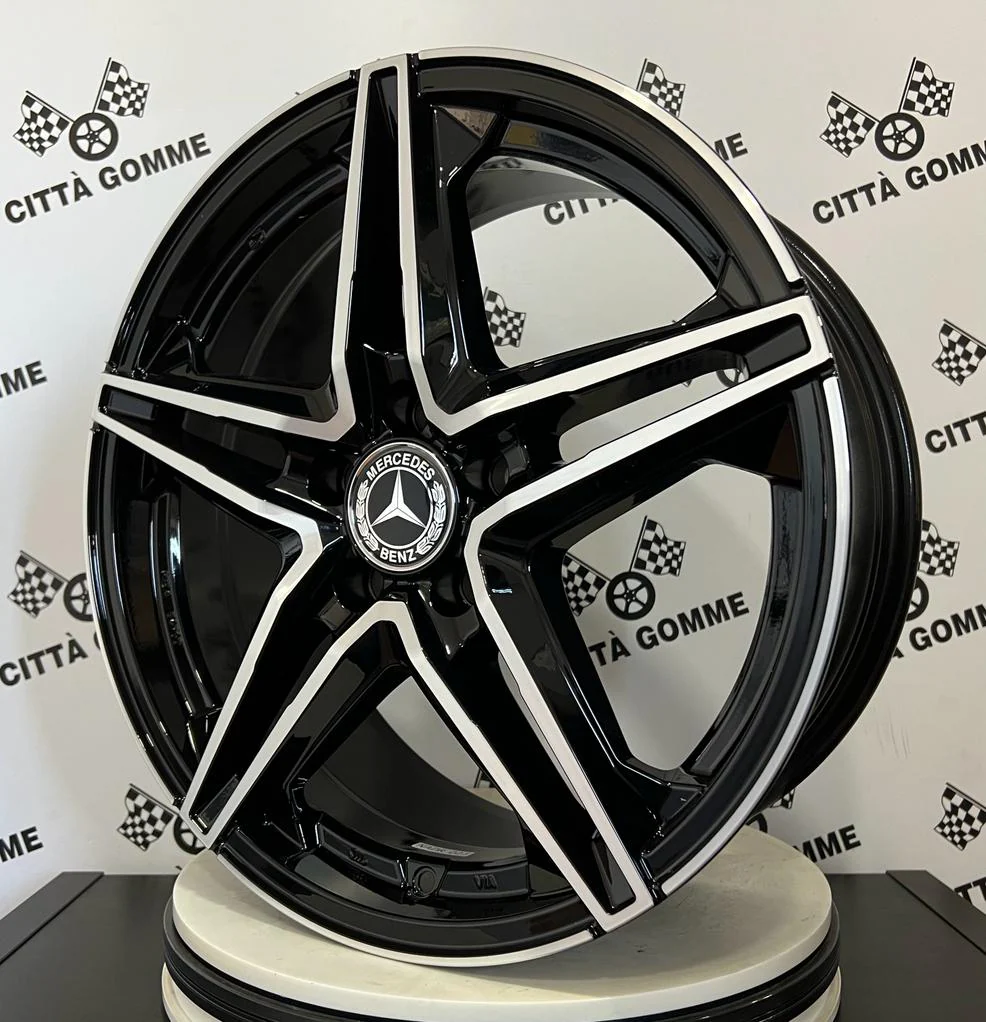Set 4 Cerchi in lega MSW 31 per Mercedes C S E EQE GLC SL DOPPIA MISURA - Image 2