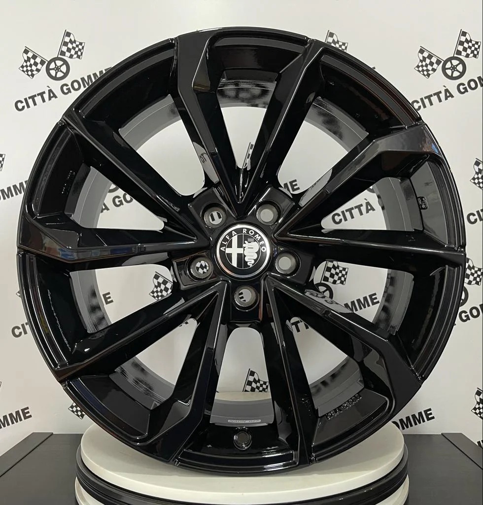 Set da 4 Cerchi in lega Msw42 per Alfa Romeo Giulietta Giulia Brera 159 Stelvio - Image 4
