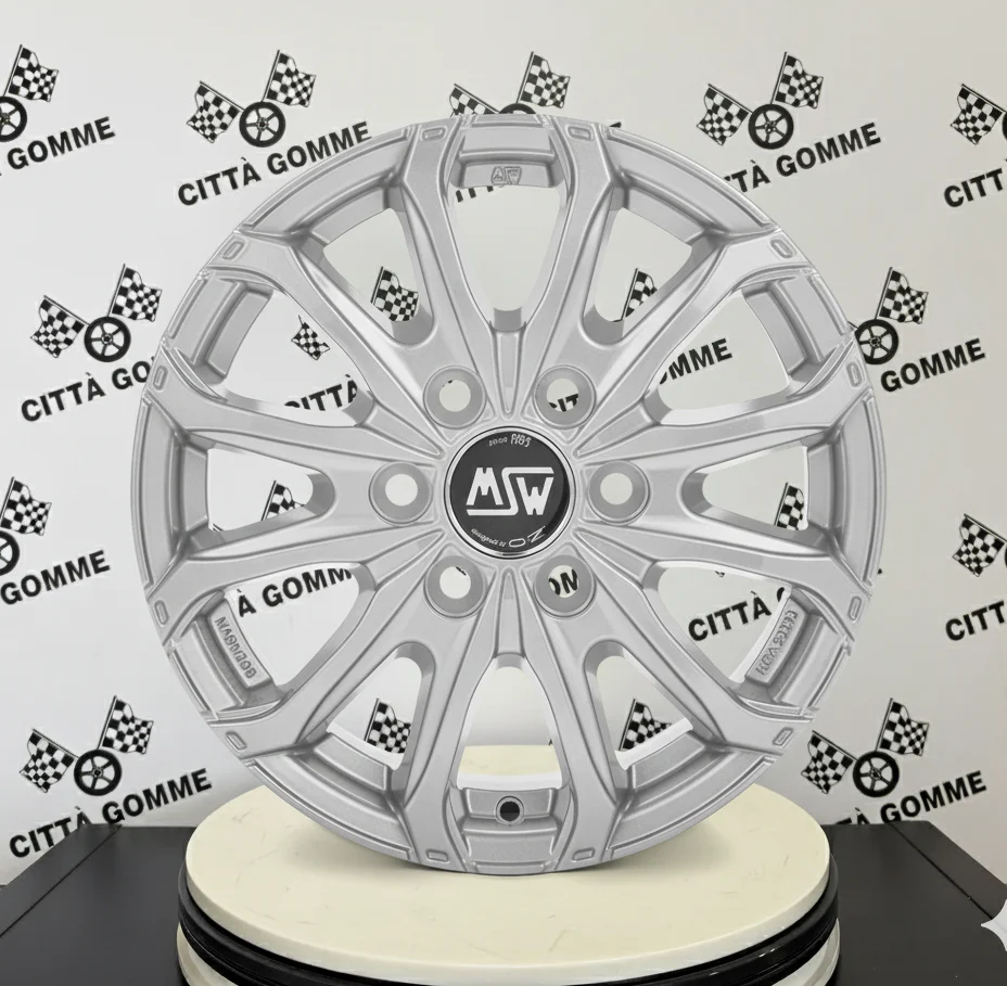 Set 4 Cerchi in lega MSW48VAN per IVECO DAILY MINI VAN 29L10 DAILY 2,3 35S14 35S15 - Image 5